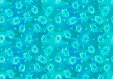 Kış kusursuz Noel kar taneleri kumaşlar, ambalaj kağıtları, kıyafet baskısı, çocuklar, Noel hediyeleri ve yeni yıl aksesuarları için desen. Yüksek kaliteli illüstrasyon