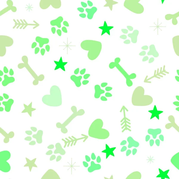 Animals cartoon seamless dog and cat footprints pattern for wrapping paper and fabrics and linens and kids clothes print and festive packaging. High quality photo