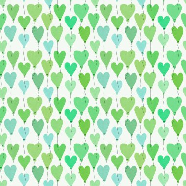 Karikatür, sevgililer günü için kalpler, hediye kutusu için dikişsiz balonlar, çocuk giysileri, kumaşlar, çarşaflar, ambalaj kağıtları ve şenlikli ambalajlar. Yüksek kaliteli illüstrasyon