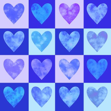 Sevgililer Günü karikatür desenli ambalaj kağıtları ve çocuk giysileri ve kumaşlar ve aksesuarlar ve çarşaflar ve tekstil. Yüksek kaliteli illüstrasyon