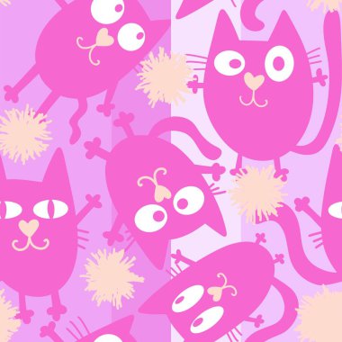 Cadılar Bayramı hayvanlarının dikişsiz siyah oyuncakları kedi desenleri ambalaj kağıdı ve çocuk giysileri baskıları, kumaşlar ve çarşaflar ve şenlikli ambalajlar ve anaokulu tekstil ürünleri. Yüksek kaliteli illüstrasyon