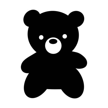 Cartoon fluffy bear for wrapping paper and fabrics and kids clothes print and accessories and kindergarten and linens. High quality illustration