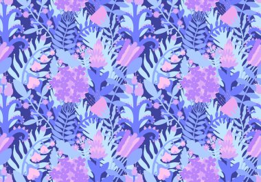 Kumaşlar, tekstil, ambalajlar, hediyeler, kartlar, çarşaflar ve çocuklar için çiçeksiz çiçek deseni. Yüksek kalite fotoğraf