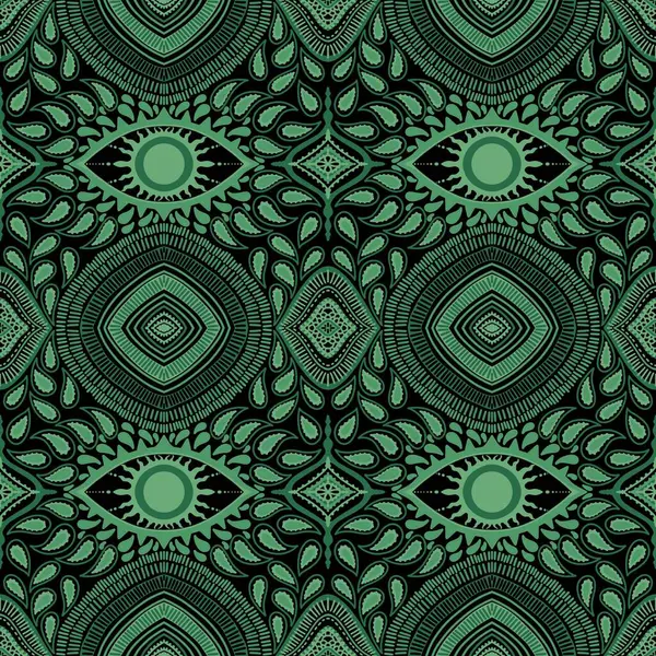 Abstract symbols turkeys seamless evil eyes magic pattern for wrapping paper and fabrics and linens and festive packaging and fashion textiles and summer swimsuit. High quality illustration