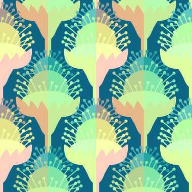 Kumaşlar, tekstil, ambalajlar, hediyeler, kartlar, çarşaflar ve çocuklar için çiçeksiz çiçek deseni. Yüksek kalite fotoğraf