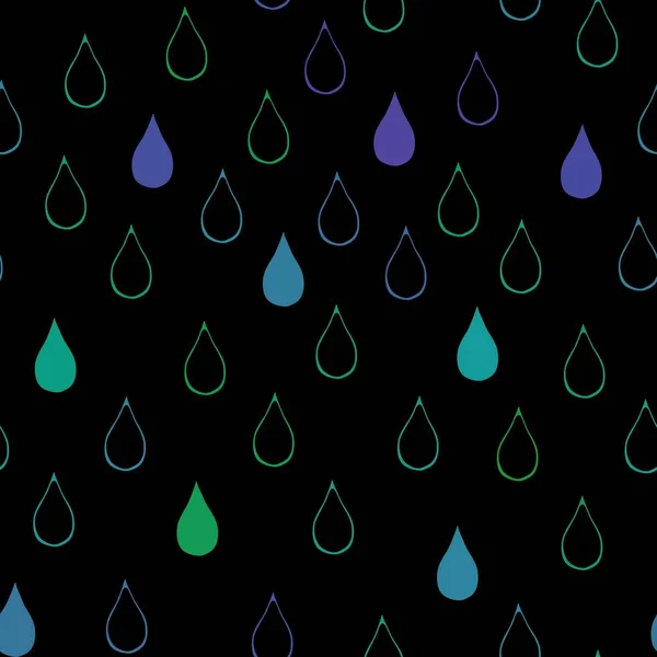 Cartoon water seamless rain drops pattern for wrapping paper and kids clothes print and fabrics and linens and autumn accessories. High quality illustration