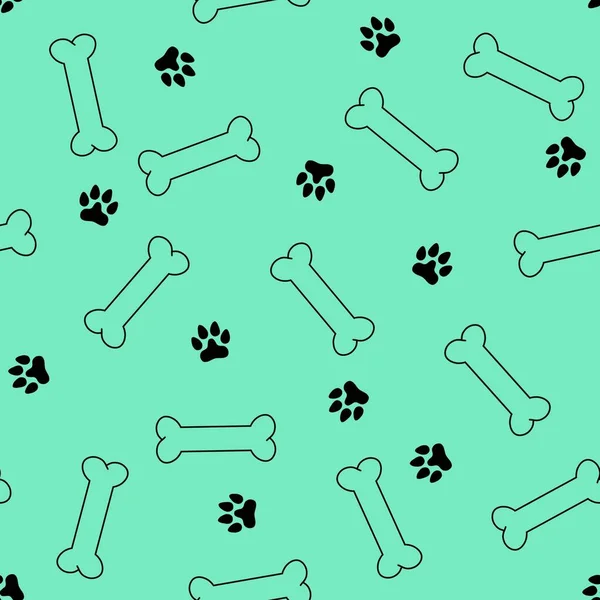 Cartoon animals seamless bones and dog pattern for wrapping paper and fabrics and linens and kids clothes print and shops packaging. High quality illustration