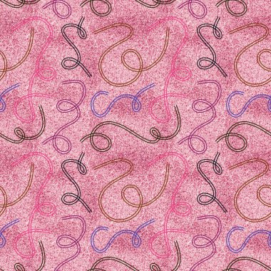 Çizgi film şeritleri kağıt, kumaş, çarşaf ve çocuk giysileri baskısı ve ambalajı için kusursuz doğum günü şeritleri deseni. Yüksek kaliteli illüstrasyon