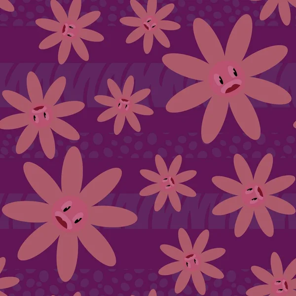 Motif Floral Sans Couture Pour Tissus Textiles Emballage Cadeaux Cartes — Photo