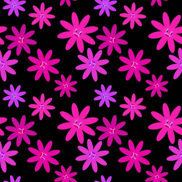 Floral Nahtlose Blumenmuster Für Stoffe Und Textilien Und Verpackungen Und — Stockfoto
