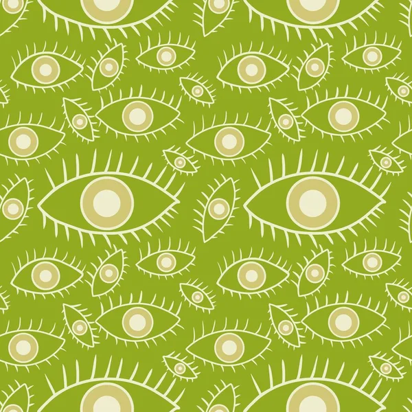 stock image Cartoon doodle ethnic seamless eyes pattern for wrapping paper and fabrics and linens and kids clothes print and summer textiles. High quality photo