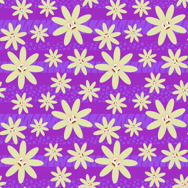 Квітковий Безшовний Квітковий Візерунок Тканин Текстилю Упаковки Подарунків Карт Постільної — стокове фото