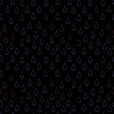 Cartoon water seamless rain drops pattern for wrapping paper and kids clothes print and fabrics and linens and autumn accessories. High quality illustration