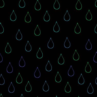 Cartoon water seamless rain drops pattern for wrapping paper and kids clothes print and fabrics and linens and autumn accessories. High quality illustration