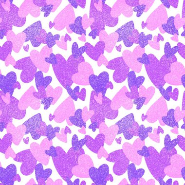 Sevgililer Günü karikatür desenli ambalaj kağıtları ve çocuk giysileri ve kumaşlar ve aksesuarlar ve çarşaflar ve tekstil. Yüksek kaliteli illüstrasyon