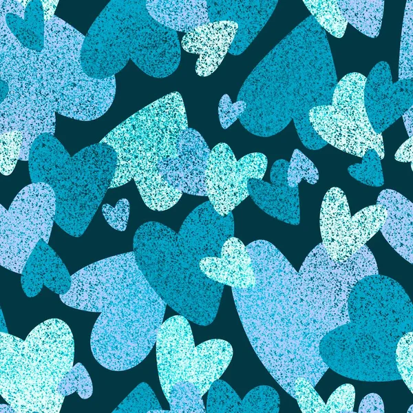 Valentinsherzen Cartoon Muster Für Verpackungspapier Und Kinderkleidung Druck Und Stoffe — Stockfoto