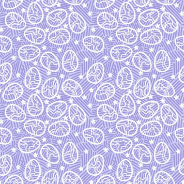 Easter eggs seamless spring pattern for kids clothes print and accessories and notebooks and wrapping paper and fabrics and kitchen. High quality illustration