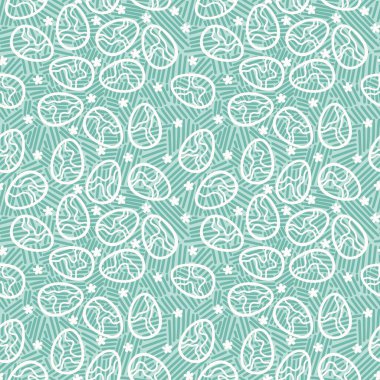 Easter eggs seamless spring pattern for kids clothes print and accessories and notebooks and wrapping paper and fabrics and kitchen. High quality illustration
