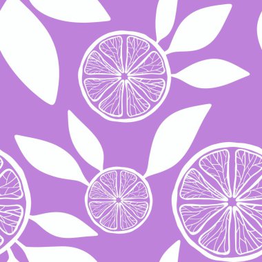 Karikatür yazında kağıt, kumaş, çarşaf ve çocuk giysileri tekstil ve mayo baskısı ve şenlikli ambalaj için kusursuz limon deseni. Yüksek kaliteli illüstrasyon