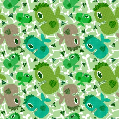 Çizgi filmlerde kağıt, kumaş, çarşaf, yaz aksesuarları ve şenlikli ambalajlar için kusursuz çocuk desenleri. Yüksek kaliteli illüstrasyon