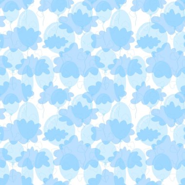 Şenliksiz doğum günü balonları ambalaj kağıtları ve çocuk giysileri baskıları kumaşlar ve çarşaflar. Yüksek kaliteli illüstrasyon