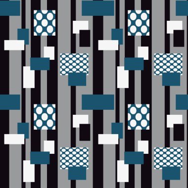 Kumaşlar, tekstil, ambalaj, hediyeler, kartlar, çarşaflar ve çocuklar için geometrik desen 