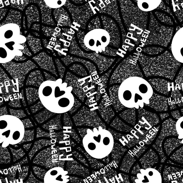 Halloween Abstract Seamless Pattern Wrapping Paper Fabrics Linens Kids Clothes — Stock Photo, Image