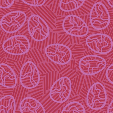 Easter eggs seamless spring pattern for kids clothes print and accessories and notebooks and wrapping paper and fabrics and kitchen. High quality illustration