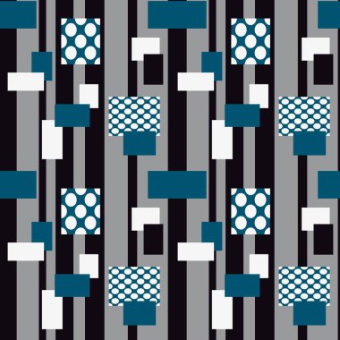 Kumaşlar, tekstil, ambalaj, hediyeler, kartlar, çarşaflar ve çocuklar için geometrik desen 