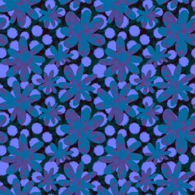 Kumaşlar, tekstil, ambalajlar, hediyeler, kartlar, çarşaflar ve çocuklar için çiçeksiz çiçek deseni. Yüksek kalite fotoğraf