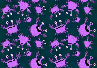 Çizgi film yaz hayvanları kumaşlar ve çarşaflar için dikişsiz yengeç deseni ve çocuk giysileri baskısı ve şenlikli aksesuarlar ve anaokulu tekstili ve ambalaj kağıdı. Yüksek kaliteli illüstrasyon