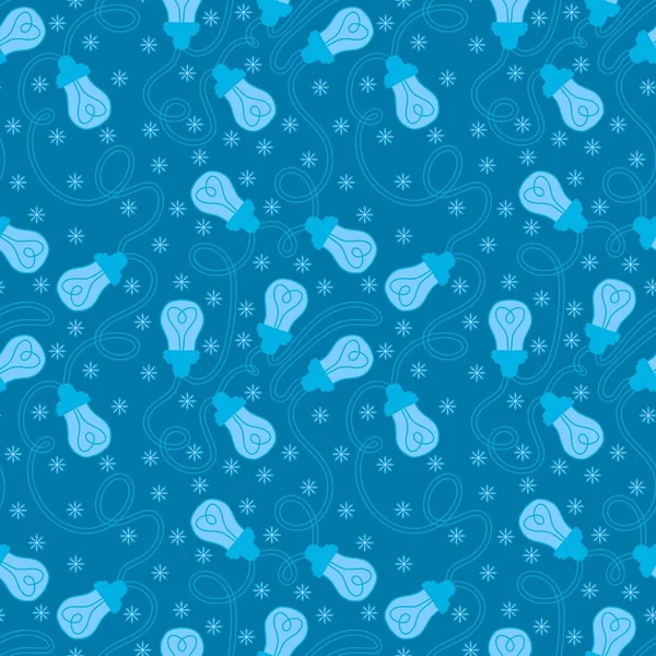 Cartoon Osvětlení Bezešvé Žárovky Vzor Pro Balení Papíru Tkanin Prádlo — Stock fotografie