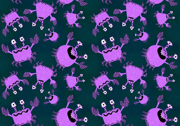 Kreslený Letní Zvířata Bezešvé Krabí Vzor Pro Tkaniny Prádlo Dětské — Stock fotografie