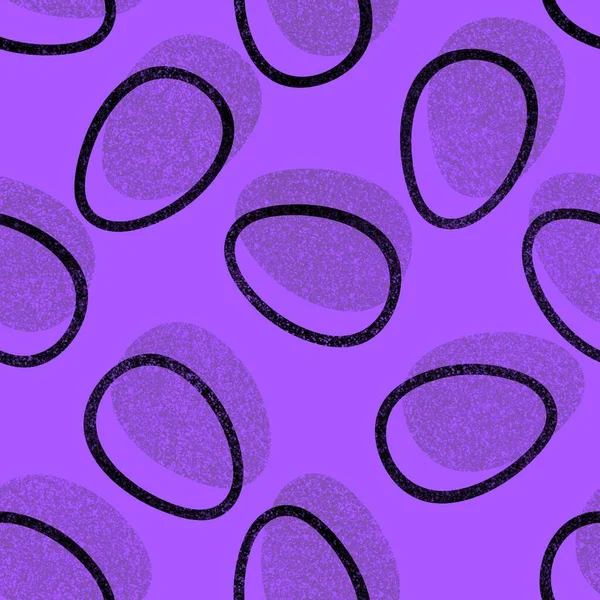 Ovos Páscoa Padrão Primavera Sem Costura Retro Para Crianças Roupas — Fotografia de Stock