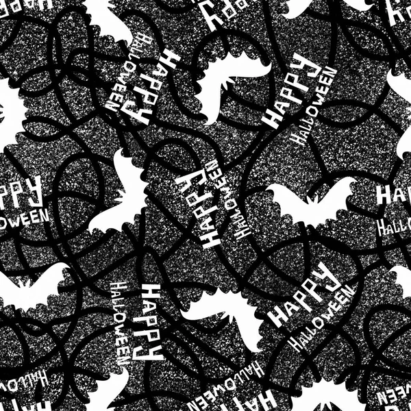 Halloween Padrão Abstrato Sem Costura Para Papel Embrulho Tecidos Roupa — Fotografia de Stock