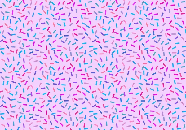 Birthday Sugar Sprinkles Seamless Festive Candy Pattern Wrapping Paper Fabrics — Stock Photo, Image