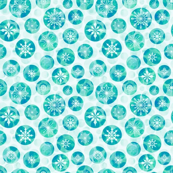 Kış Suluboya Kar Taneleri Yeni Yıl Hediye Paketi Ambalaj Kağıdı — Stok fotoğraf