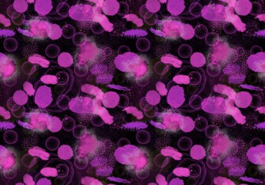 Soyut suluboya desenli ambalaj kağıdı ve çocuk giysileri baskısı, kumaşlar ve çarşaflar. Yüksek kaliteli illüstrasyon