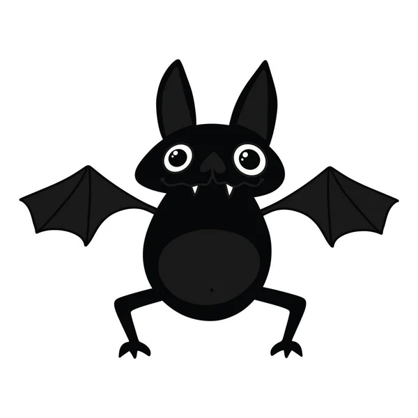 Cartoonhalloween Morcegos Imprimir Para Papel Embrulho Tecidos Roupa Cama Crianças — Fotografia de Stock