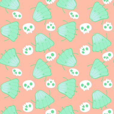 Halloween seamless pumpkins pattern for fabrics and wrapping paper and clothes print and notebooks and accessories and party. High quality illustration