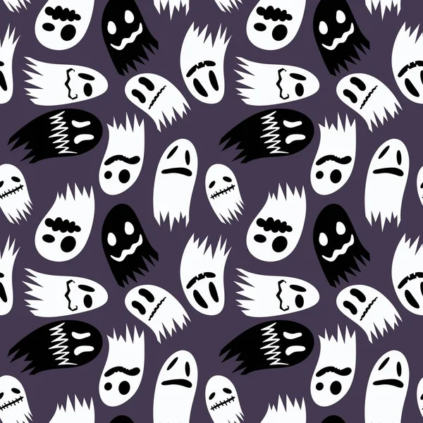 Halloween Spook Naadloos Patroon Voor Het Inpakken Van Papier Linnengoed — Stockfoto