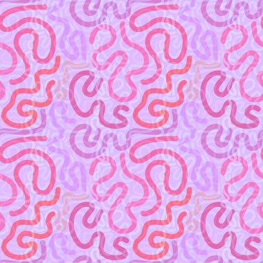 Soyut yaz çizgileri. Kağıt, kumaş, çarşaf, çocuk giysisi baskısı ve doğum günü paketleri için kusursuz kurdeleler. Yüksek kaliteli illüstrasyon