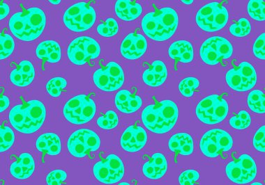 Halloween seamless pumpkins pattern for fabrics and wrapping paper and clothes print and notebooks and accessories and party. High quality illustration