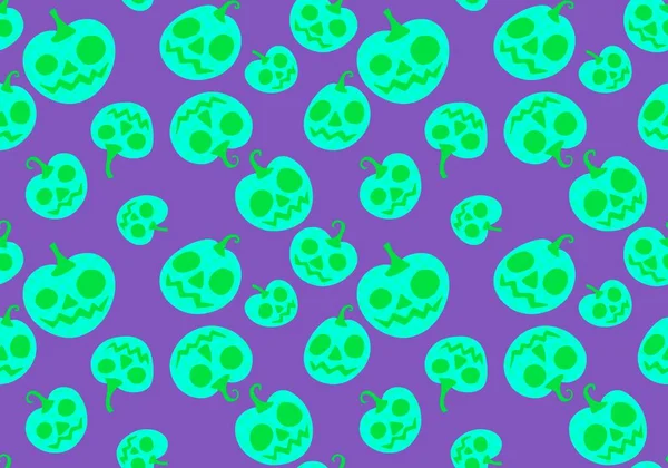 Halloween Seamless Pumpkins Pattern Fabrics Wrapping Paper Clothes Print Notebooks — 图库照片