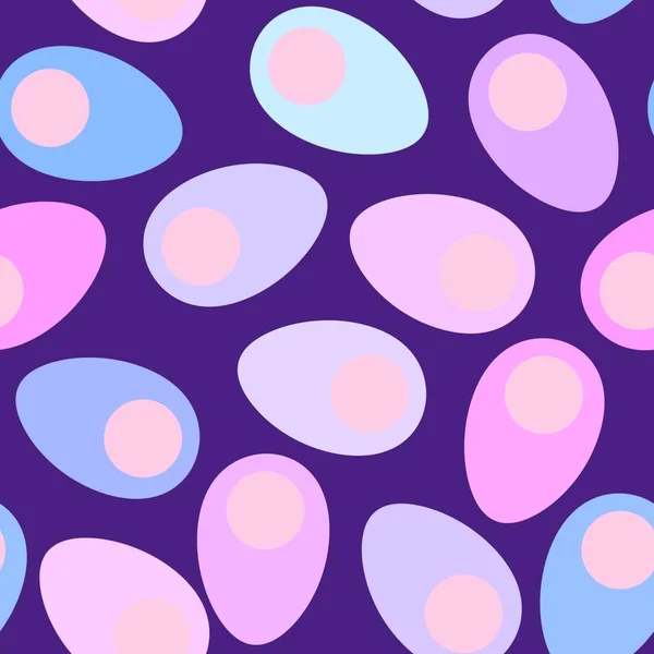 Πασχαλινά Αυγά Χωρίς Ραφή Πρότυπο Για Χαρτί Περιτυλίγματος Και Υφάσματα — Φωτογραφία Αρχείου