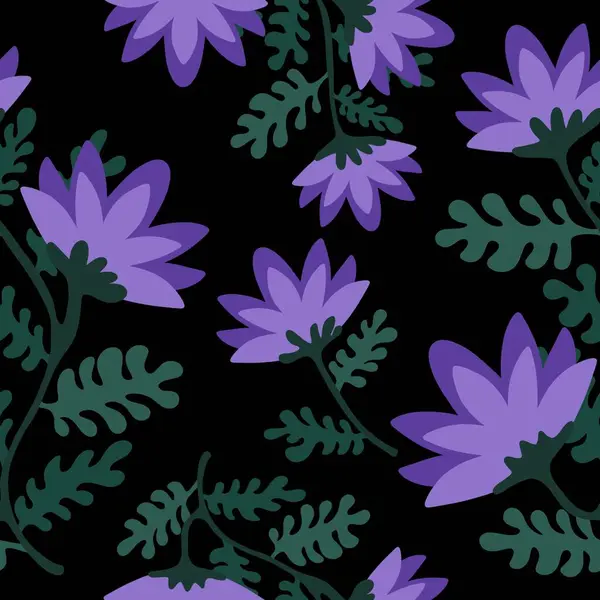 Patrón Flores Sin Costuras Verano Floral Para Telas Ropa Cama —  Fotos de Stock