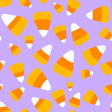 Cadılar Bayramı çizgi filmi şekersiz şeker canavar desenli ambalaj kağıdı, kumaş ve çocuk giysileri baskısı ve sonbahar aksesuarları ve şenlikli ambalajlar. Yüksek kaliteli illüstrasyon