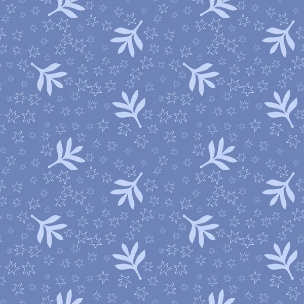 Blume Nahtlose Blätter Muster Für Packpapier Und Stoffe Und Modetextilien — Stockfoto