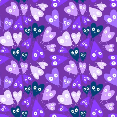 Sevgililer Günü karikatürleri kağıt, kumaş, çocuk giysisi baskısı, kutlama paketi ve doğum günü aksesuarları için kusursuz bir çizgi film modeli. Yüksek kaliteli illüstrasyon