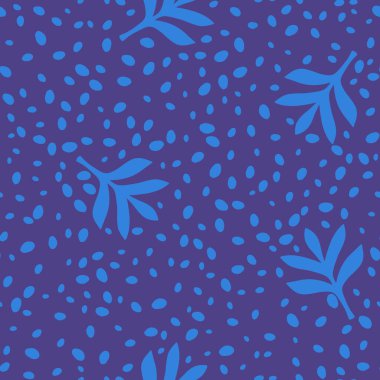 Çiçeksiz yaprak desenleri ambalaj kağıtları, kumaşlar, moda tekstil ürünleri, çocuk giysileri, mutfak aksesuarları ve çarşafları için. Yüksek kaliteli illüstrasyon